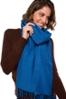 Cachemire et Soie pull femme platine bleu prusse 201 cm x 71 cm